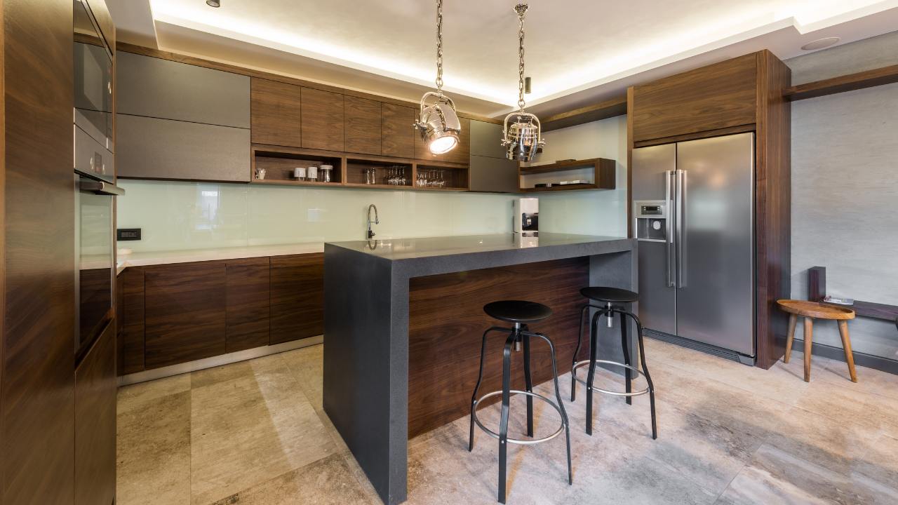 Steel and Wood Bar Stools