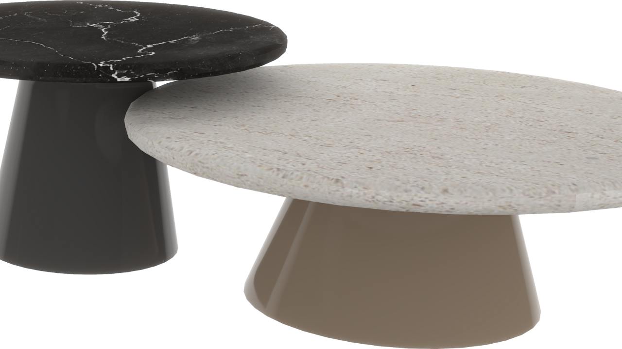 The Geometric Steel Coffee Table